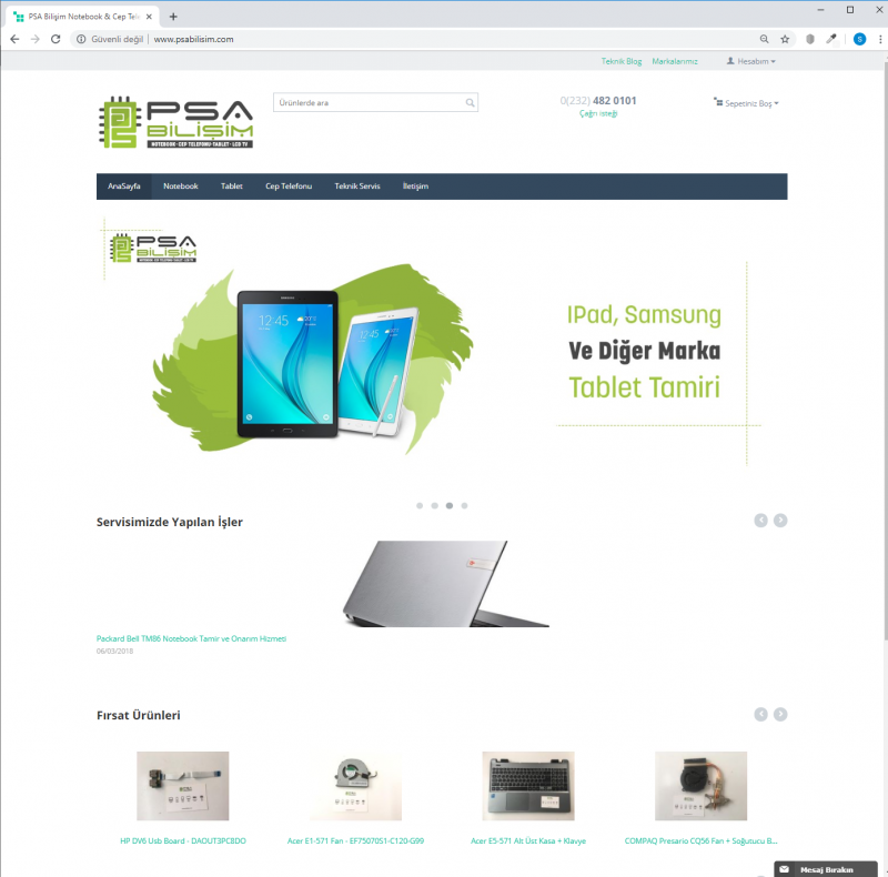 PSA Bilişim Projemiz